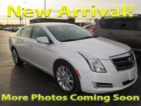 Crystal White Tricoat Cadillac XTS Luxury.  Click to enlarge.