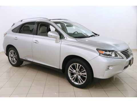 Silver Lining Metallic Lexus RX 450h AWD.  Click to enlarge.