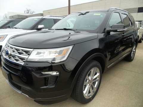 Shadow Black Ford Explorer XLT 4WD.  Click to enlarge.