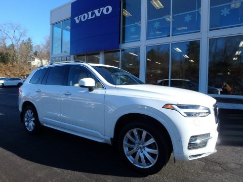 Ice White Volvo XC90 T6 AWD.  Click to enlarge.