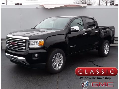 Onyx Black GMC Canyon SLT Crew Cab 4x4.  Click to enlarge.