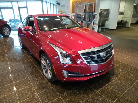 Red Obsession Tintcoat Cadillac ATS Luxury AWD.  Click to enlarge.