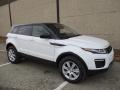 Front 3/4 View of 2018 Land Rover Range Rover Evoque SE #1