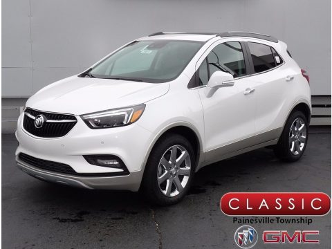 White Frost Tricoat Buick Encore Premium AWD.  Click to enlarge.