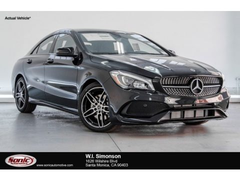 Night Black Mercedes-Benz CLA 250 Coupe.  Click to enlarge.