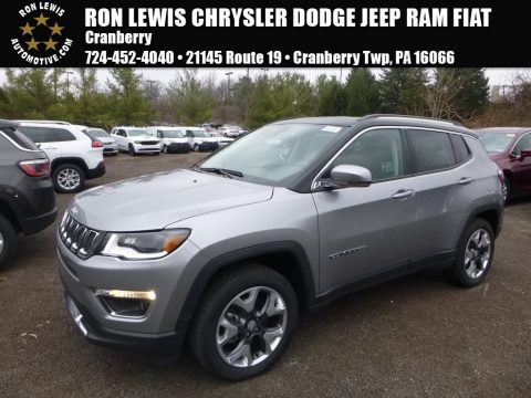 Billet Silver Metallic Jeep Compass Limited 4x4.  Click to enlarge.