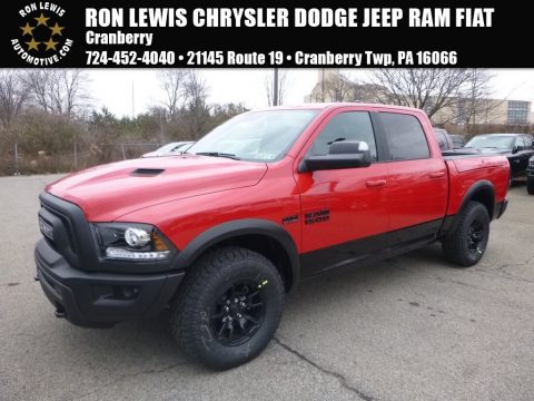 Flame Red Ram 1500 Rebel Crew Cab 4x4.  Click to enlarge.