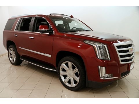 Red Passion Tintcoat Cadillac Escalade Luxury 4WD.  Click to enlarge.