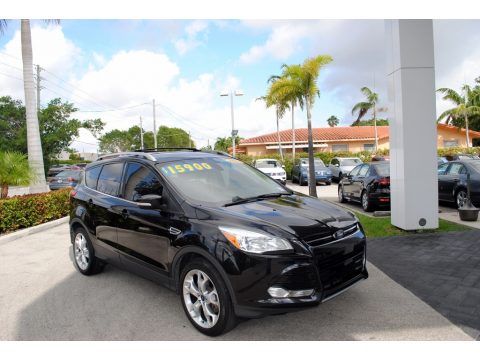 Tuxedo Black Ford Escape Titanium 2.0L EcoBoost.  Click to enlarge.