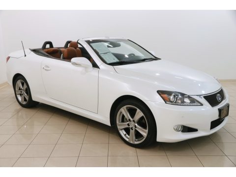 Starfire White Pearl Lexus IS 250 C Convertible.  Click to enlarge.