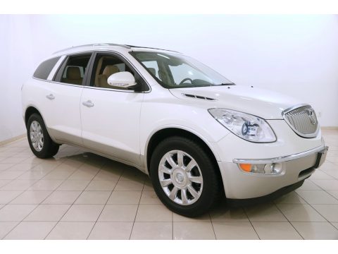 White Diamond Tricoat Buick Enclave CXL AWD.  Click to enlarge.