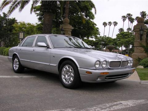 Platinum Silver Metallic Jaguar XJ XJ8.  Click to enlarge.