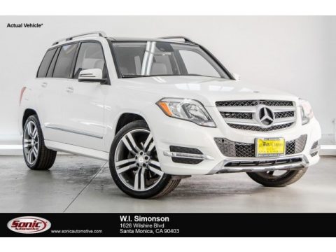 Polar White Mercedes-Benz GLK 350.  Click to enlarge.