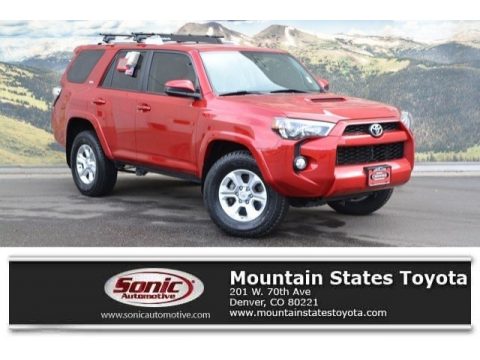 Barcelona Red Metallic Toyota 4Runner SR5 4x4.  Click to enlarge.