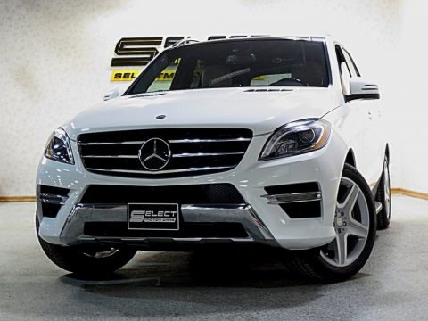 Polar White Mercedes-Benz ML 350 4Matic.  Click to enlarge.