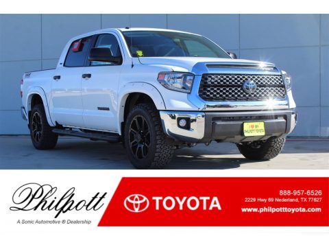 Super White Toyota Tundra TSS CrewMax.  Click to enlarge.