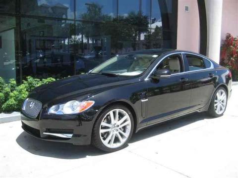 Ebony Black Jaguar XF Premium Sport Sedan.  Click to enlarge.
