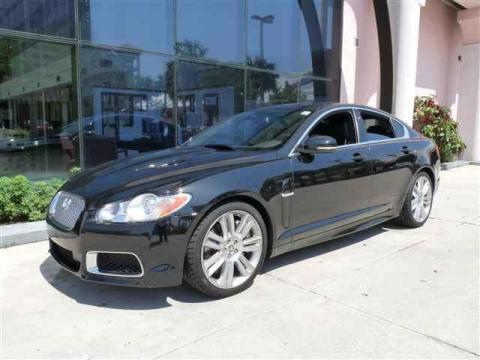 Ebony Black Jaguar XF XFR Sport Sedan.  Click to enlarge.