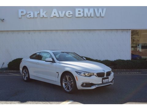 Alpine White BMW 4 Series 430i xDrive Coupe.  Click to enlarge.