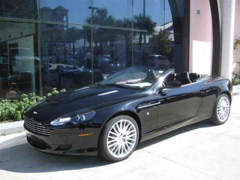 Onyx Black Aston Martin DB9 Volante.  Click to enlarge.