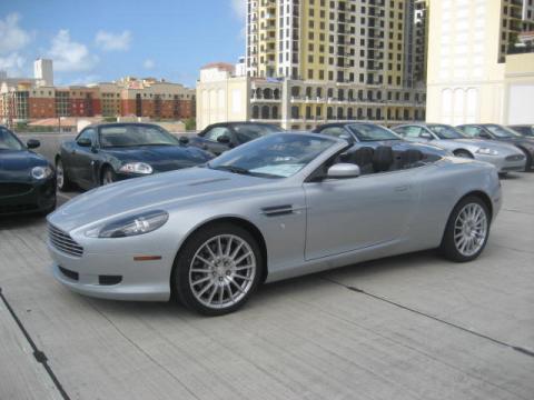 AM Titanium Silver Aston Martin DB9 Volante.  Click to enlarge.