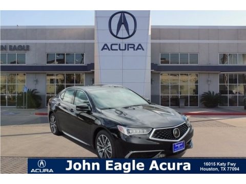 Crystal Black Pearl Acura TLX V6 Sedan.  Click to enlarge.