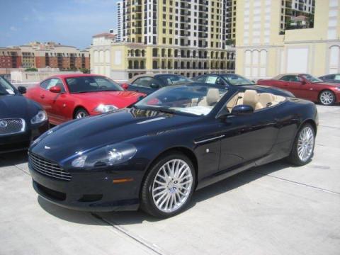 Mariana Blue Aston Martin DB9 Volante.  Click to enlarge.