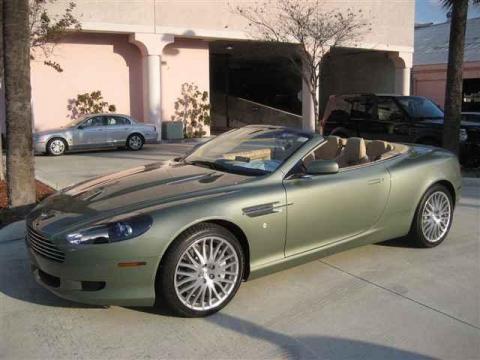California Sage Aston Martin DB9 Volante.  Click to enlarge.