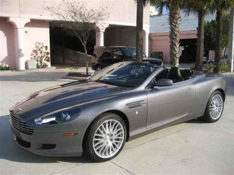 Tungsten Silver Aston Martin DB9 Volante.  Click to enlarge.