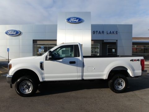 Oxford White Ford F250 Super Duty XL Regular Cab 4x4.  Click to enlarge.