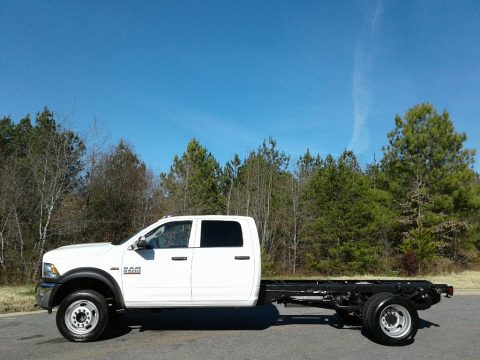 Bright White Ram 4500 Tradesman Crew Cab 4x4 Chassis.  Click to enlarge.