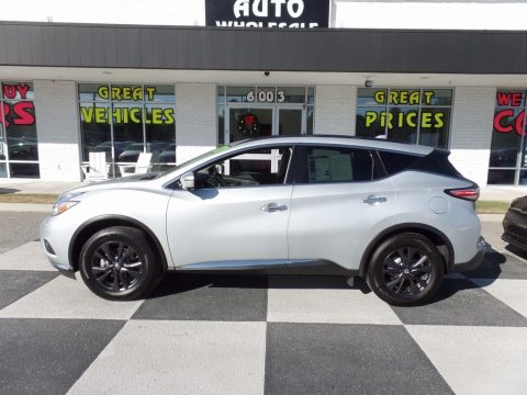 Brilliant Silver Nissan Murano SV.  Click to enlarge.