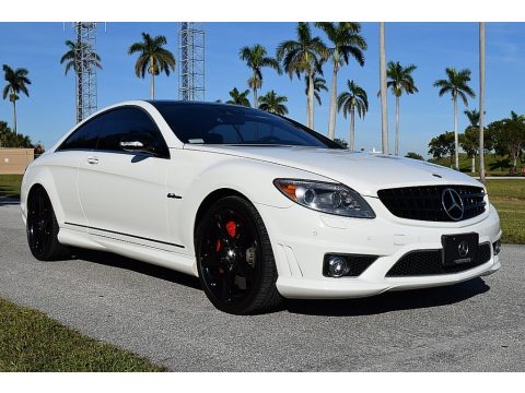 Arctic White Mercedes-Benz CL 63 AMG.  Click to enlarge.