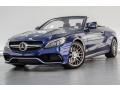 Front 3/4 View of 2017 Mercedes-Benz C 63 AMG Cabriolet #26