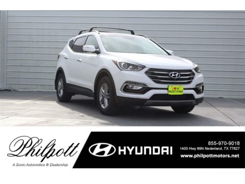 Pearl White Hyundai Santa Fe Sport . Click to enlarge. Pearl White Hyundai Santa Fe Sport . Click to enlarge.