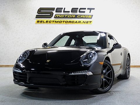 Black Porsche 911 Carrera Coupe.  Click to enlarge.
