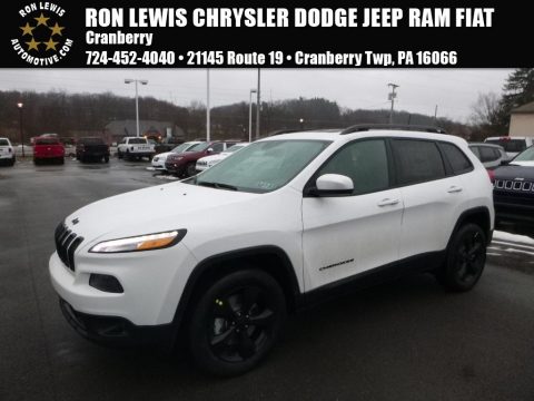 Bright White Jeep Cherokee Limited 4x4.  Click to enlarge.