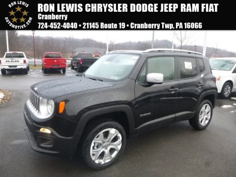 Black Jeep Renegade Limited 4x4.  Click to enlarge.