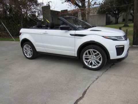 Fuji White Land Rover Range Rover Evoque Convertible HSE Dynamic.  Click to enlarge.
