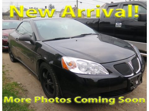 Black Pontiac G6 GT Convertible. Click to enlarge. Black Pontiac G6 GT Convertible. Click to enlarge.