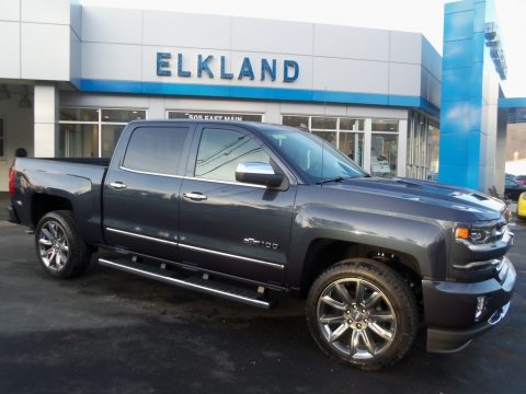 Centennial Blue Metallic Chevrolet Silverado 1500 LTZ Crew Cab 4x4.  Click to enlarge.