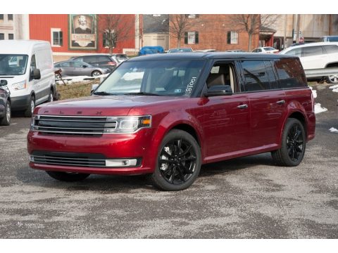 Ruby Red Ford Flex Limited AWD.  Click to enlarge.