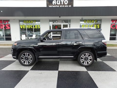 Midnight Black Metallic Toyota 4Runner Limited 4x4.  Click to enlarge.