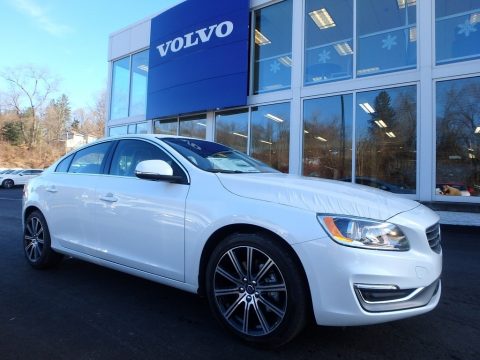 Crystal White Metallic Volvo S60 T5 AWD.  Click to enlarge.