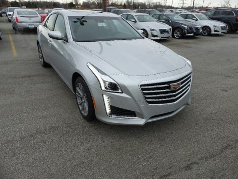 Radiant Silver Metallic Cadillac CTS Luxury AWD.  Click to enlarge.