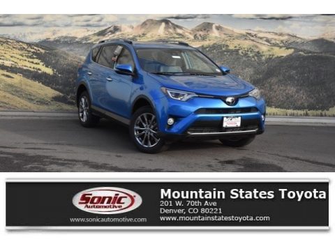 Electric Storm Blue Toyota RAV4 Limited AWD.  Click to enlarge.