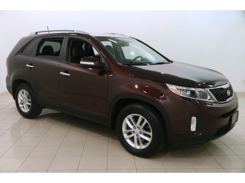 Dark Cherry Kia Sorento LX.  Click to enlarge.