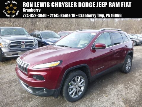 Velvet Red Pearl Jeep Cherokee Limited 4x4.  Click to enlarge.