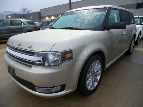 White Gold Ford Flex SEL AWD.  Click to enlarge.