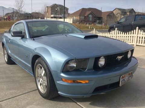 Windveil Blue Metallic Ford Mustang GT Premium Coupe.  Click to enlarge.